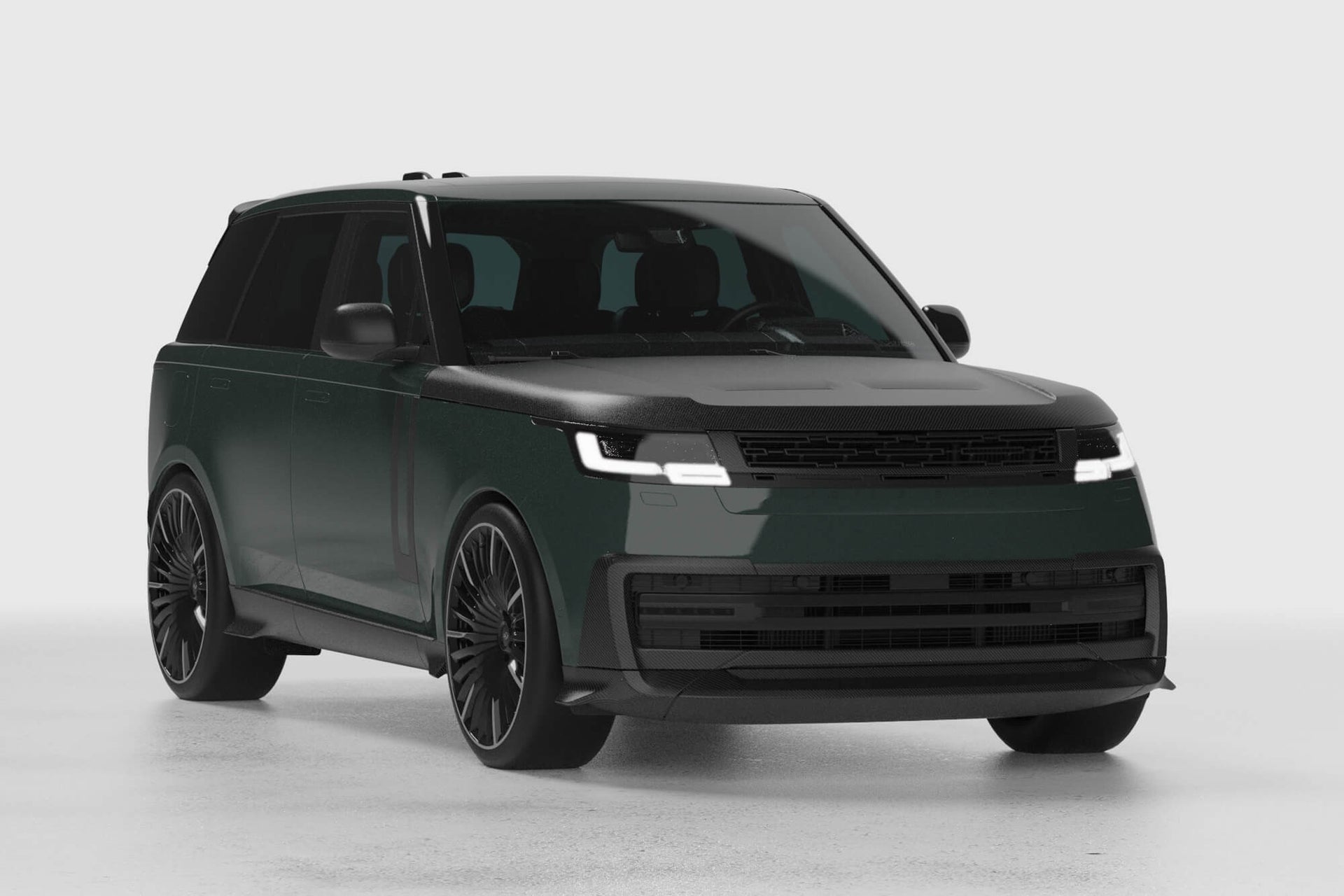 Range Rover P615 SVJ Black Fintail by Racing Green Automotive