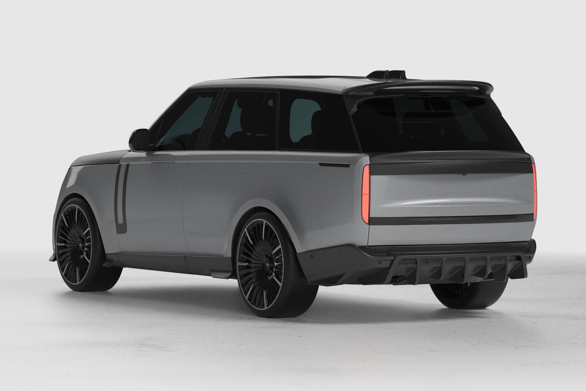 Range Rover P615 SVJ Black Fintail by Racing Green Automotive