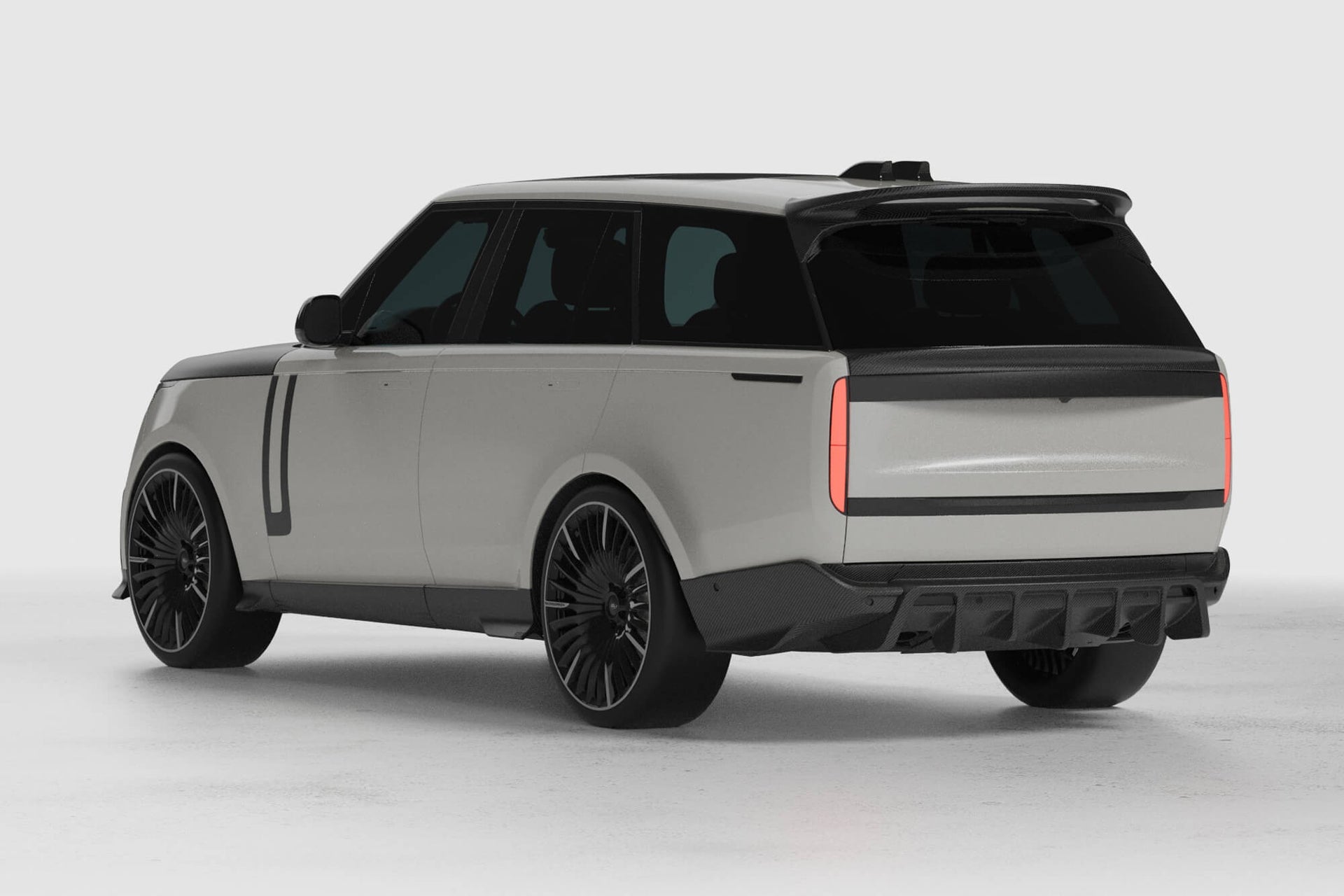 Range Rover P615 SVJ Black Fintail by Racing Green Automotive
