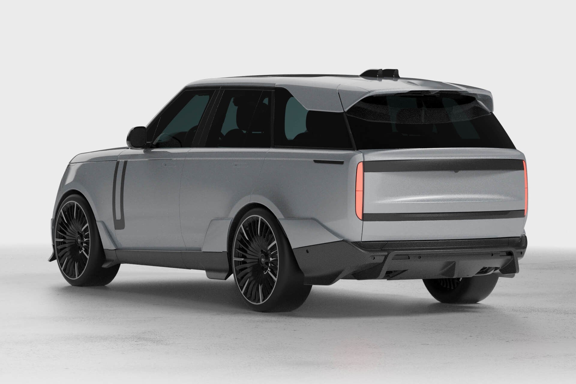 Range Rover P615 SVJ Black Fintail by Racing Green Automotive