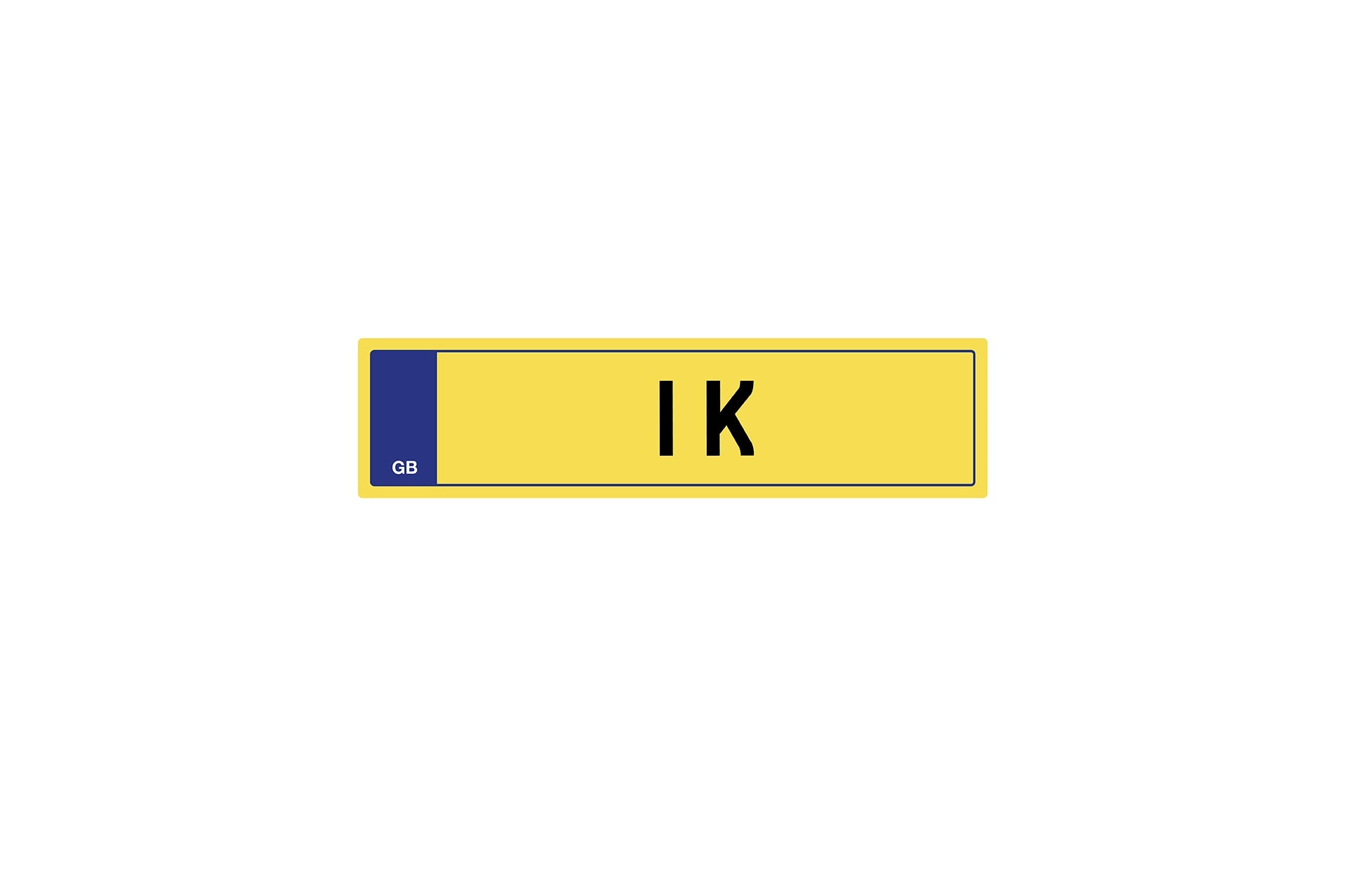 Private Plate 1 K