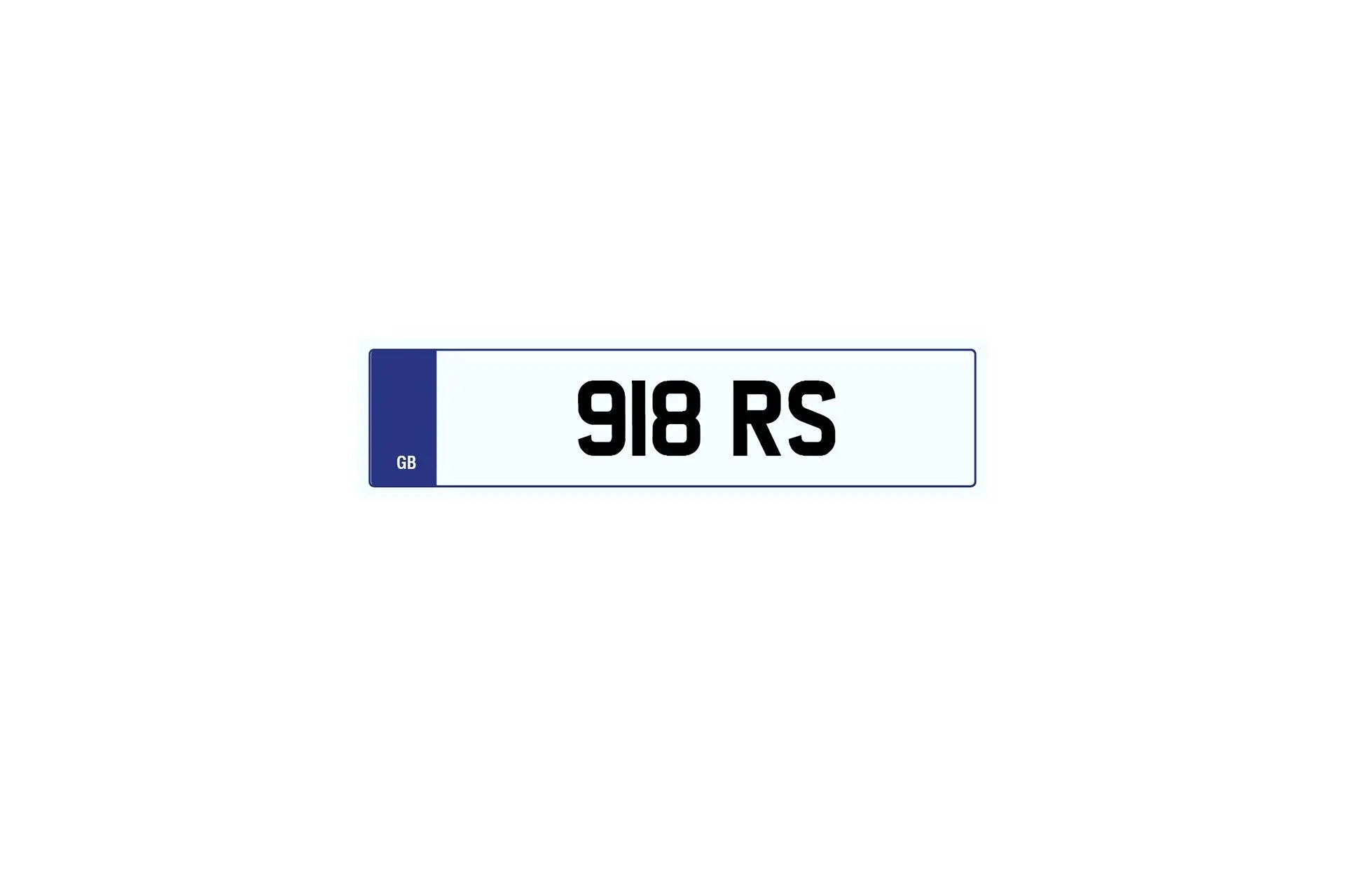 Private Plate 918 RS