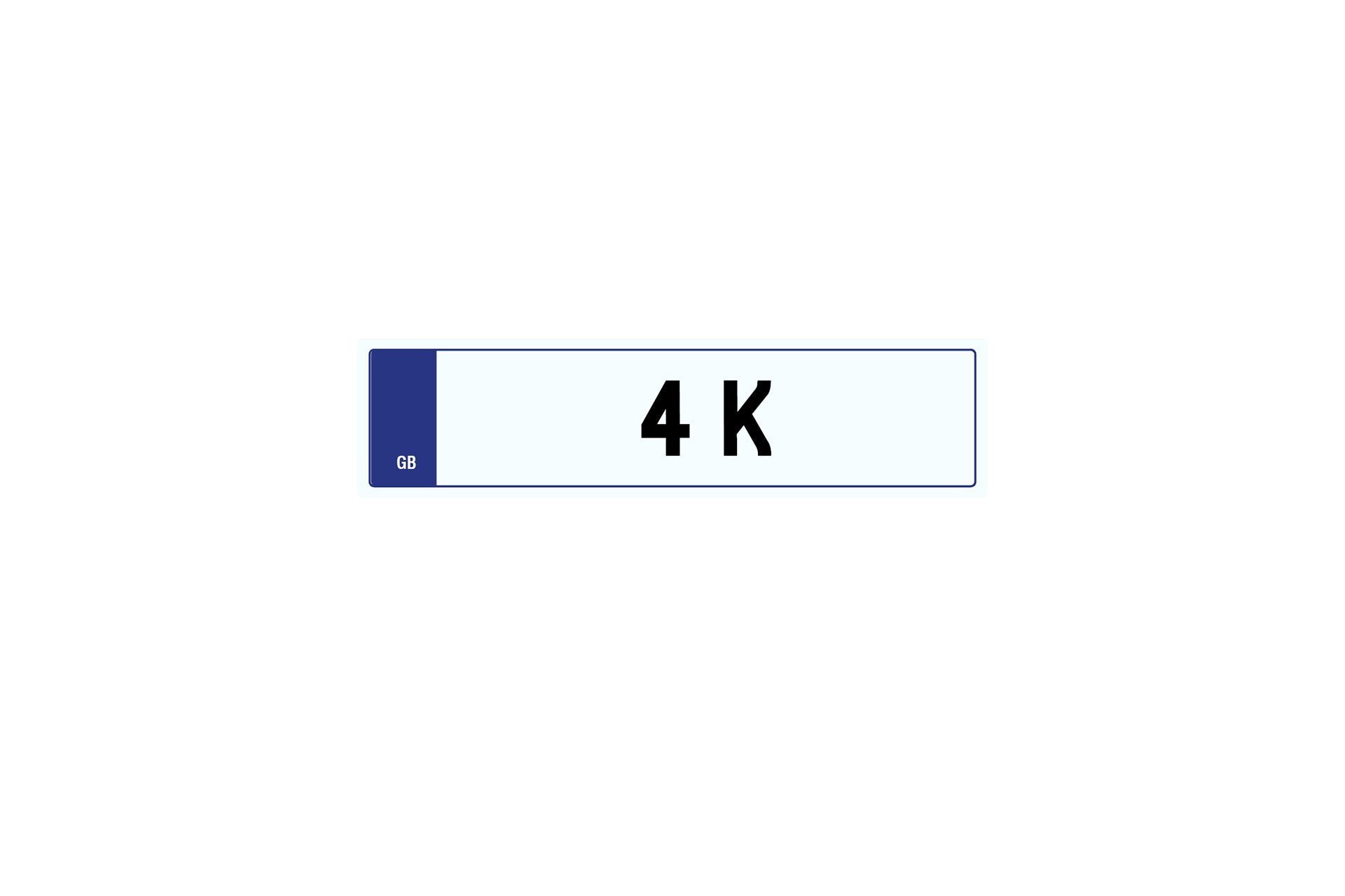 Private Plate 4 K