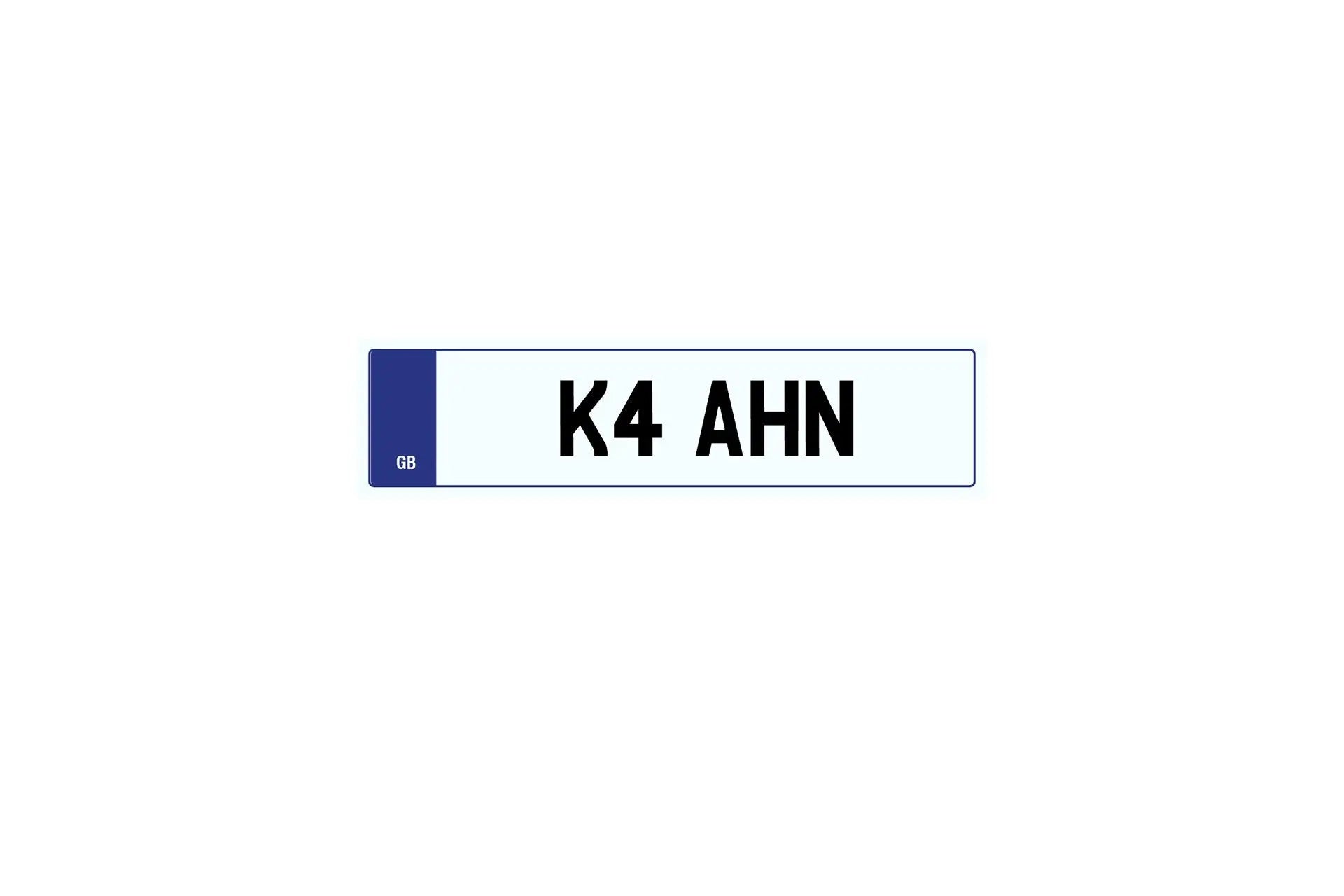 Private Plate K4 AHN