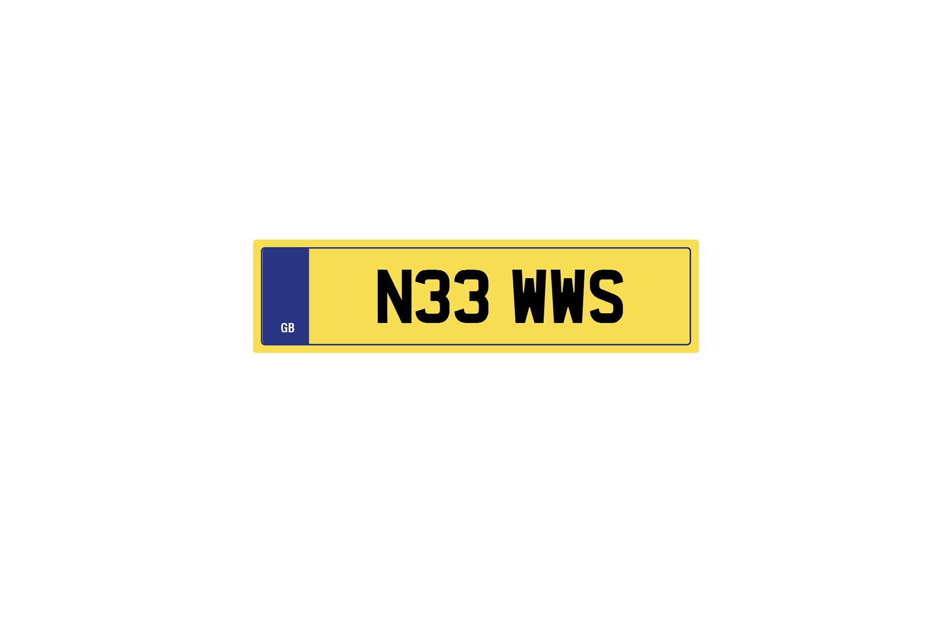 Private Plate N33 WWS
