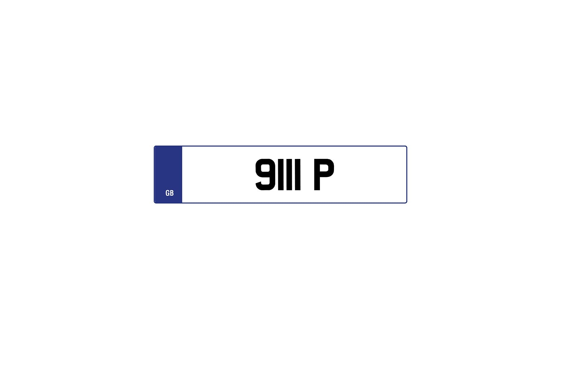 Private Plate 9111 P